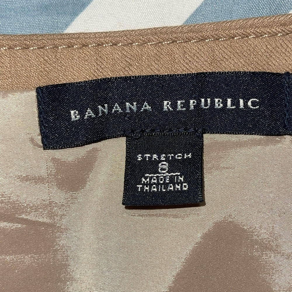 Banana Republic Tan A-Line Skirt - Picture 3 of 4